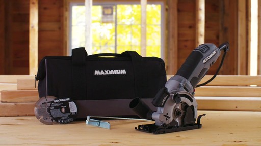 MAXIMUM Heavy-Duty Compact Circular Saw, 3-3/8-in - image 9 from the video
